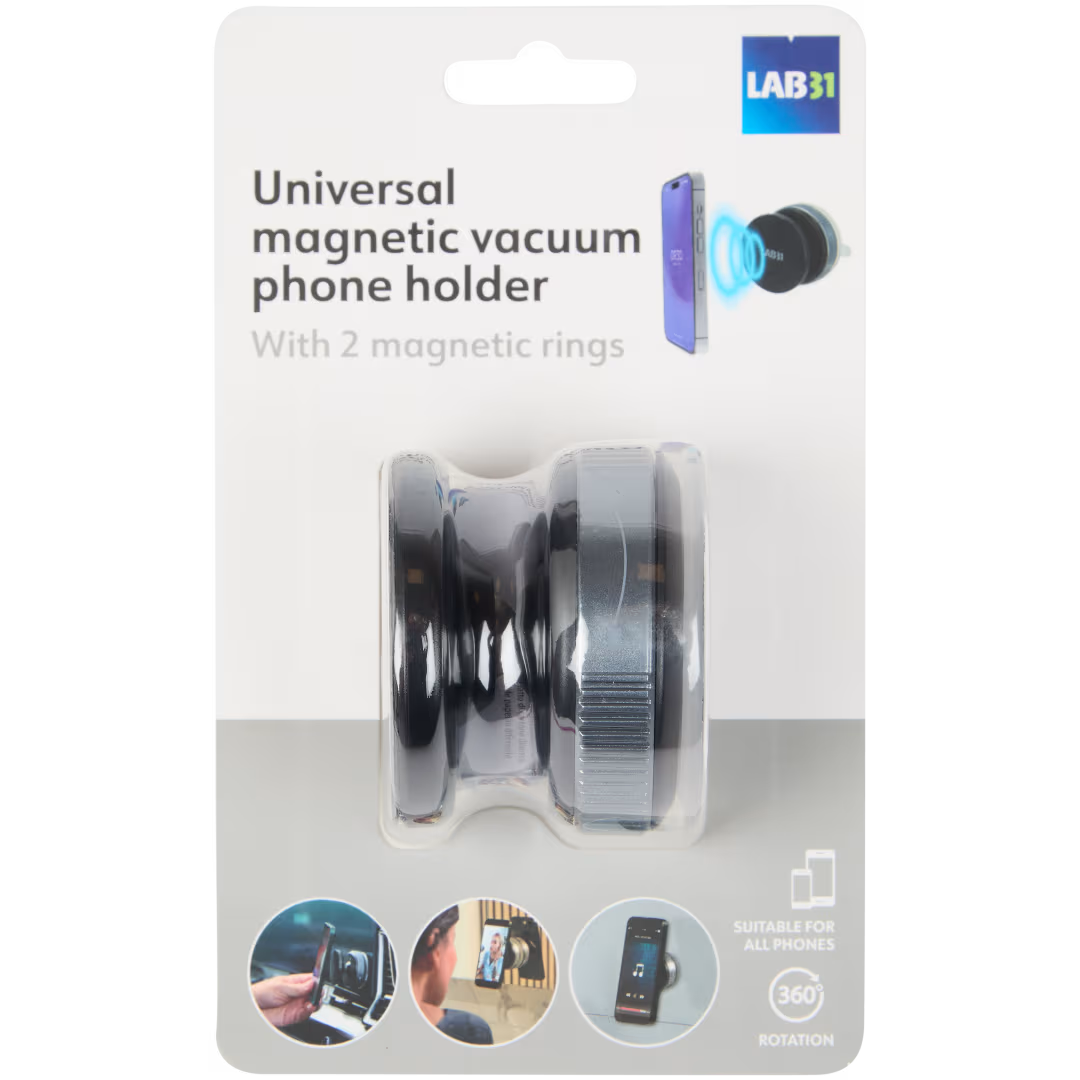 Lab31 Magnetische Handyhalterung Auto – 360° Drehbar & Universal für Smartphones