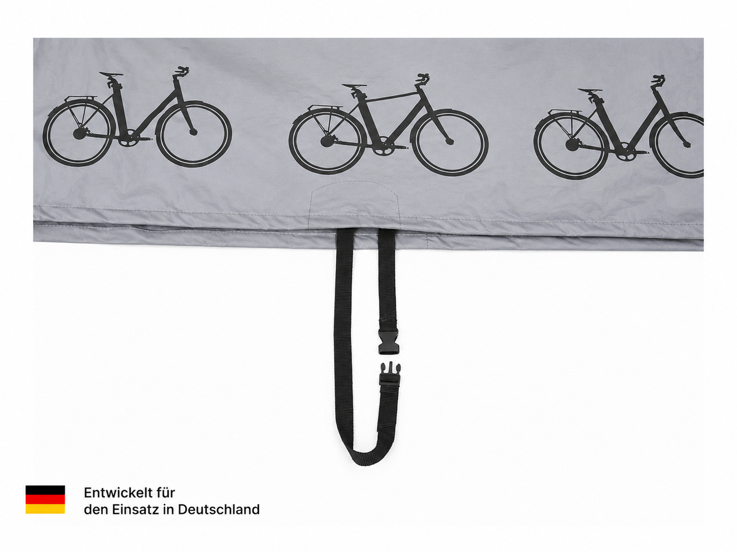 CRIVIT Fahrradabdeckung für Fahrrad & E-Bike – Fahrradgarage 210 × 80 × 110 cm
