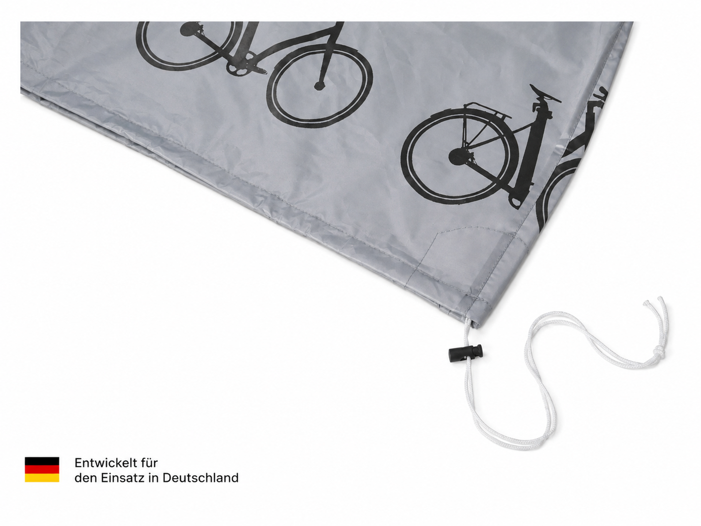 CRIVIT Fahrradabdeckung für Fahrrad & E-Bike – Fahrradgarage 210 × 80 × 110 cm
