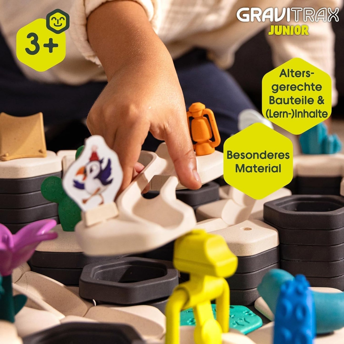 Ravensburger GraviTrax Junior Starter-Set S Ocean – Kugelbahn ab 3 Jahren