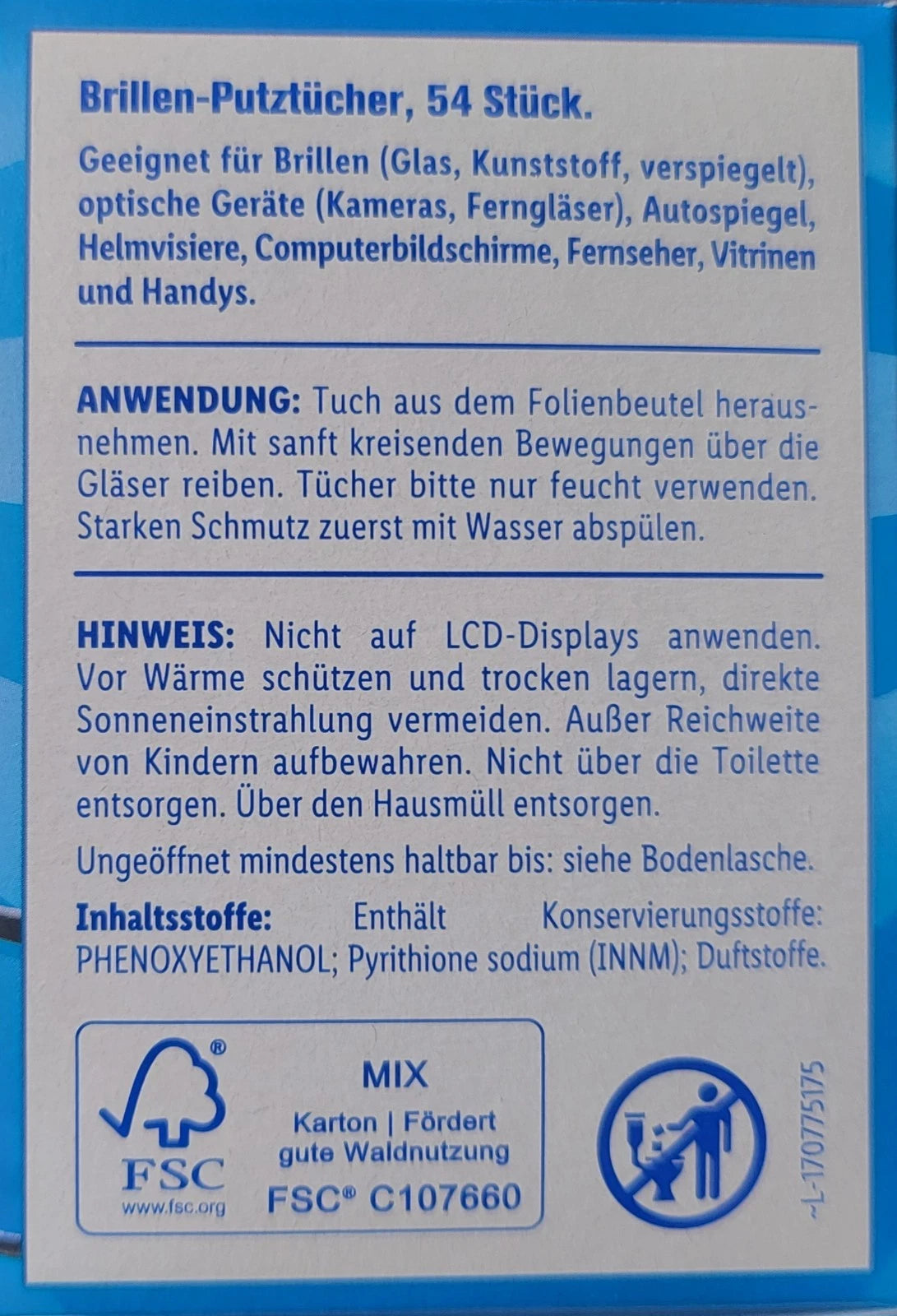 W5 Brillenputztücher – feucht Klare Sicht Set