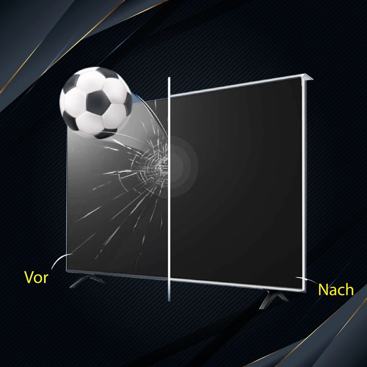 TV Displayschutz 55 Zoll – Schutzplatte für Fernseher