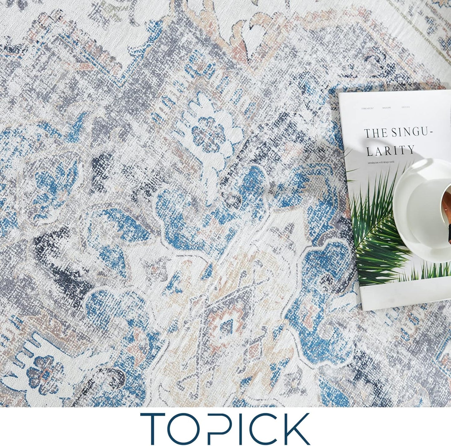 TOPICK Vintage Teppich – Stilvoller Komfort für Ihr Zuhause