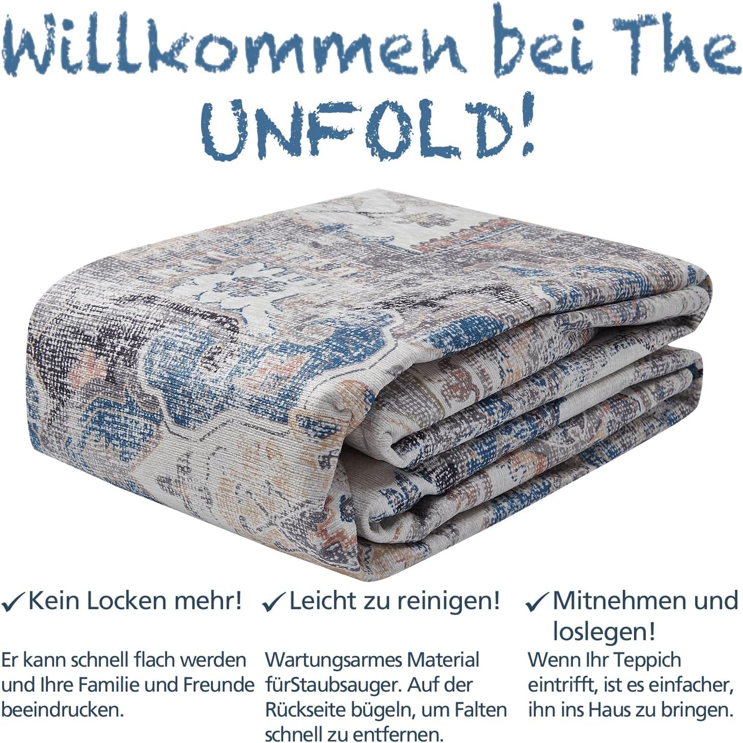 TOPICK Vintage Teppich – Stilvoller Komfort für Ihr Zuhause