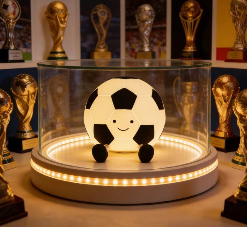 Kinder Nachtlicht Fußball – LED Silikonlampe mit Timer & 3 Helligkeitsstufen